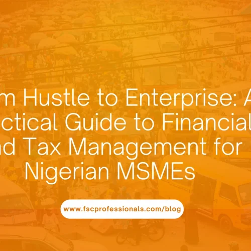 From Hustle to Enterprise A Practical Guide to Financial and Tax Management for Nigerian MSMEs