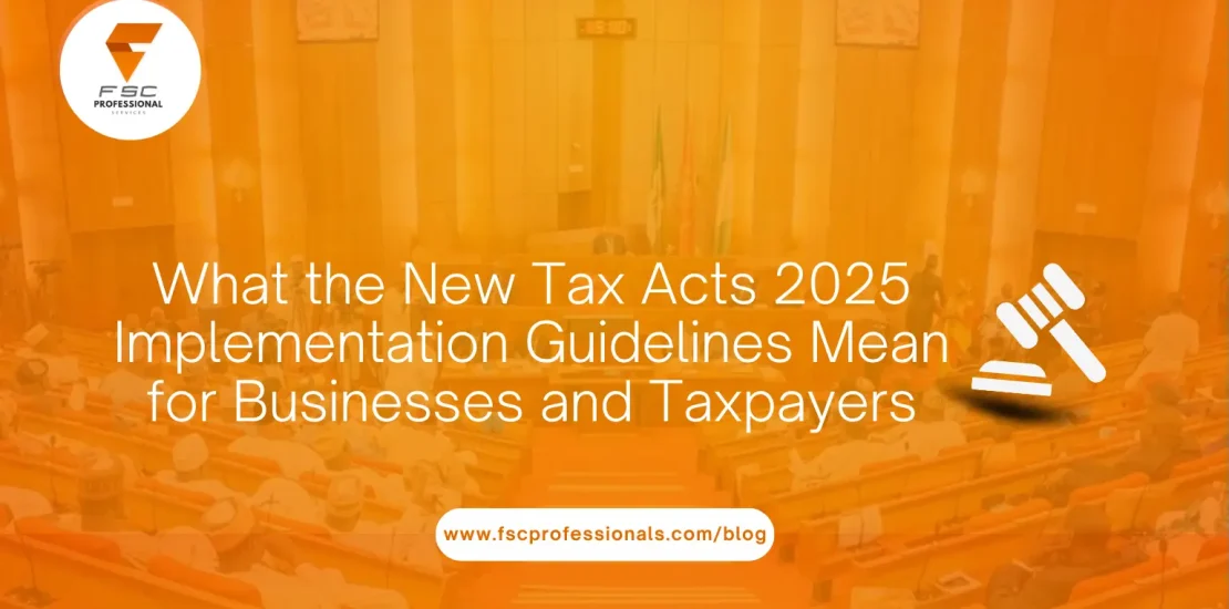 What the New Tax Acts 2025 Implementation Guidelines Mean for Businesses and Taxpayers